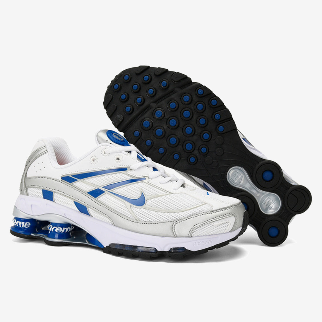 SHOX RIDE 2 X SUPREME 'WHITE BLUE'