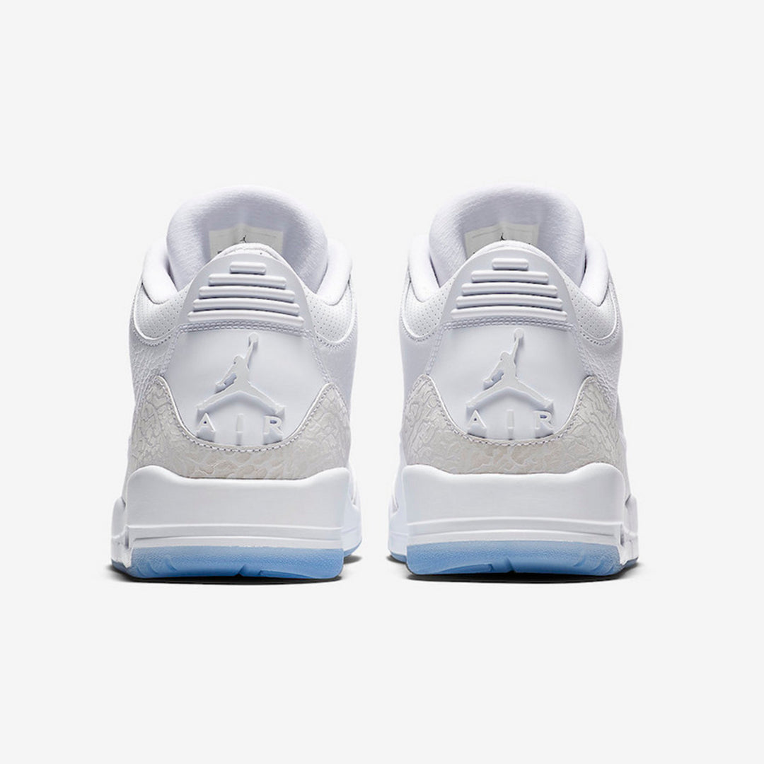 AIR JORDAN 3 'PURE WHITE'