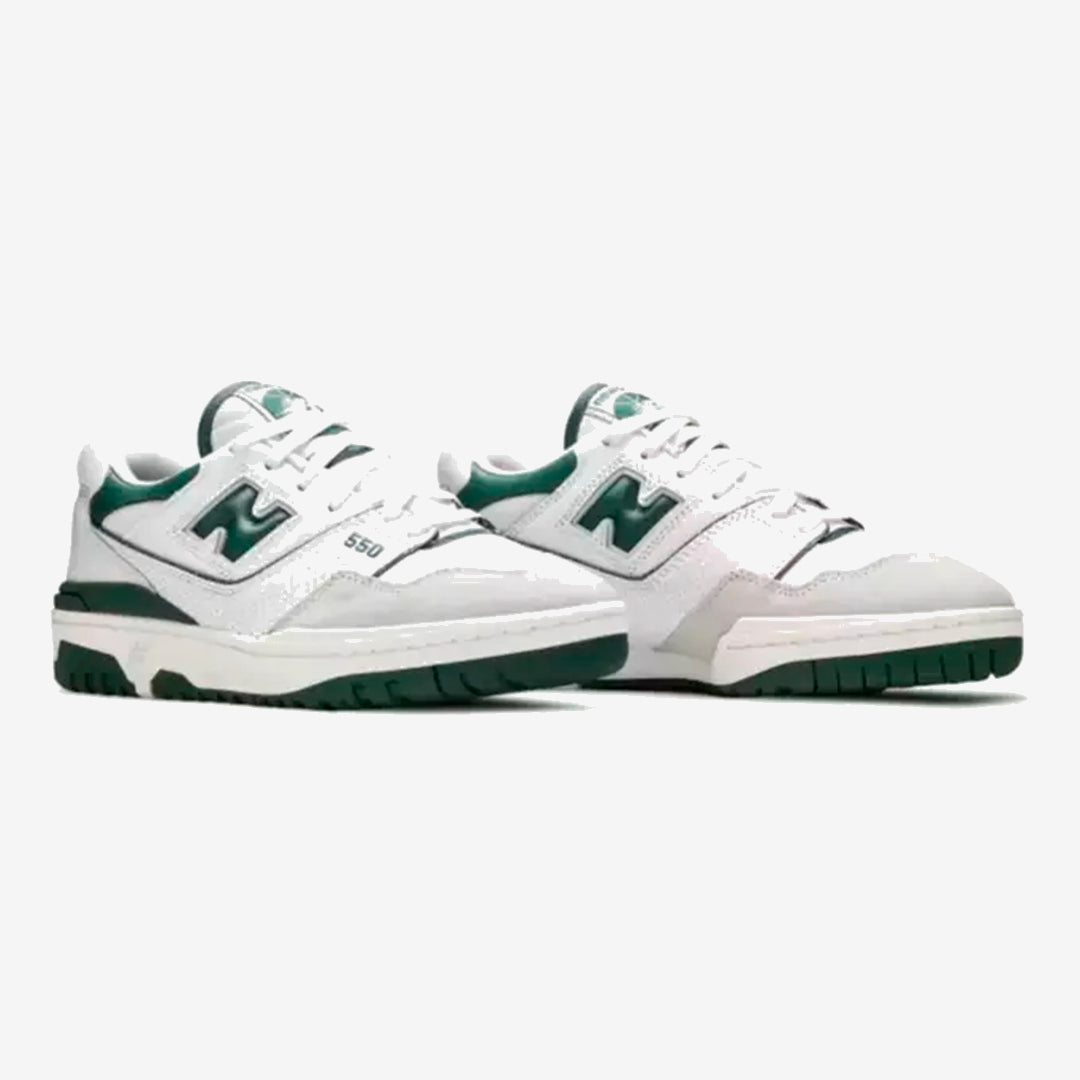 NB 550 'DARK GREEN WHITE'