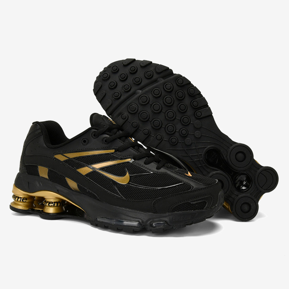 SHOX RIDE 2 X SUPREME 'BLACK GOLD V2'