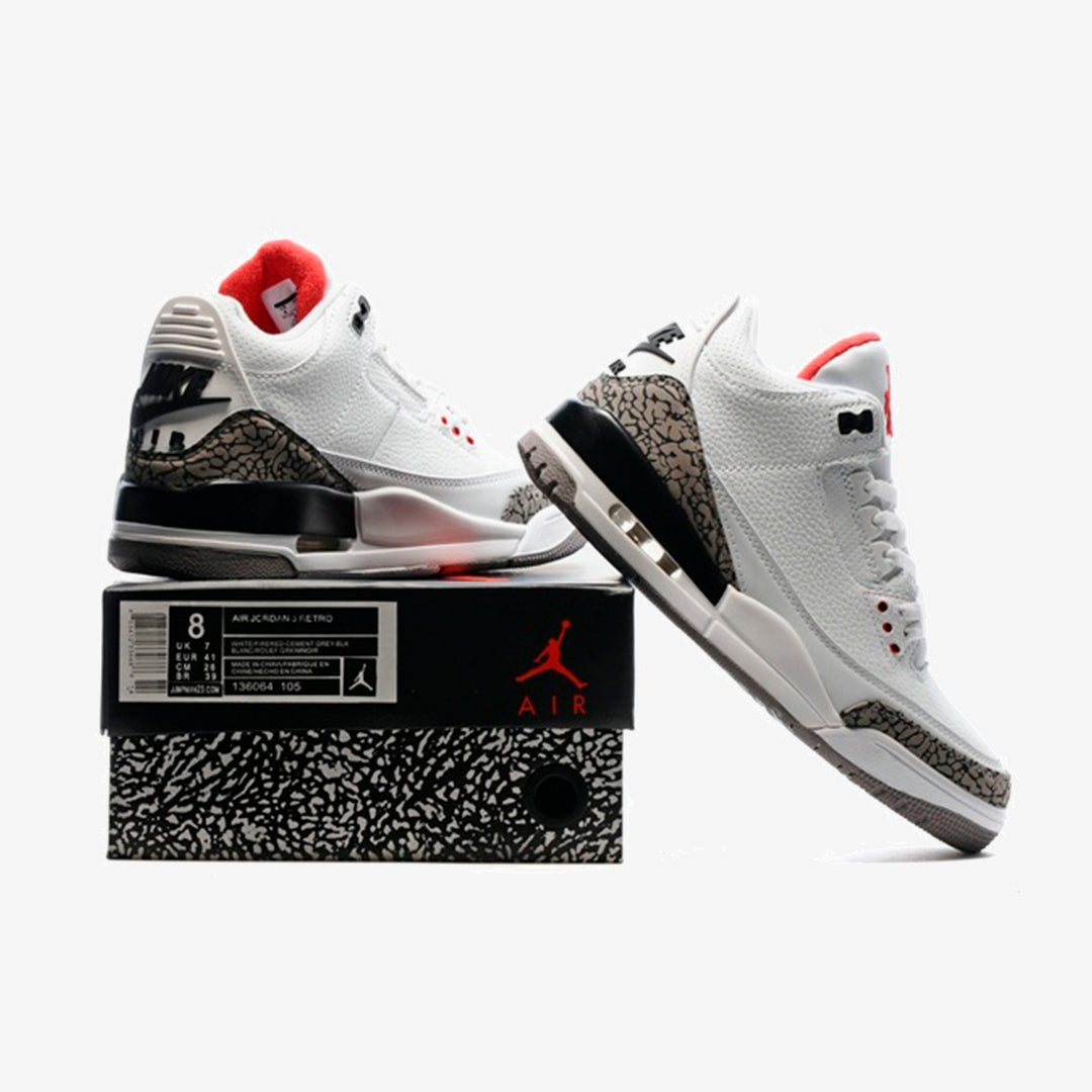 AIR JORDAN 3 RETRO 'WHITE CEMENT'