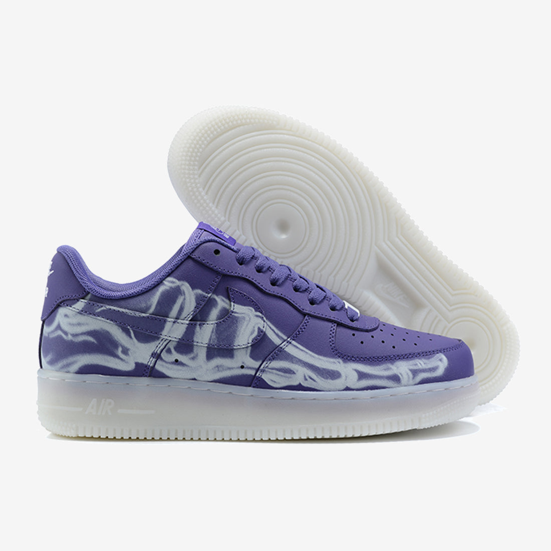 AIR FORCE 1 LOW 'SKELETON PURPLE'