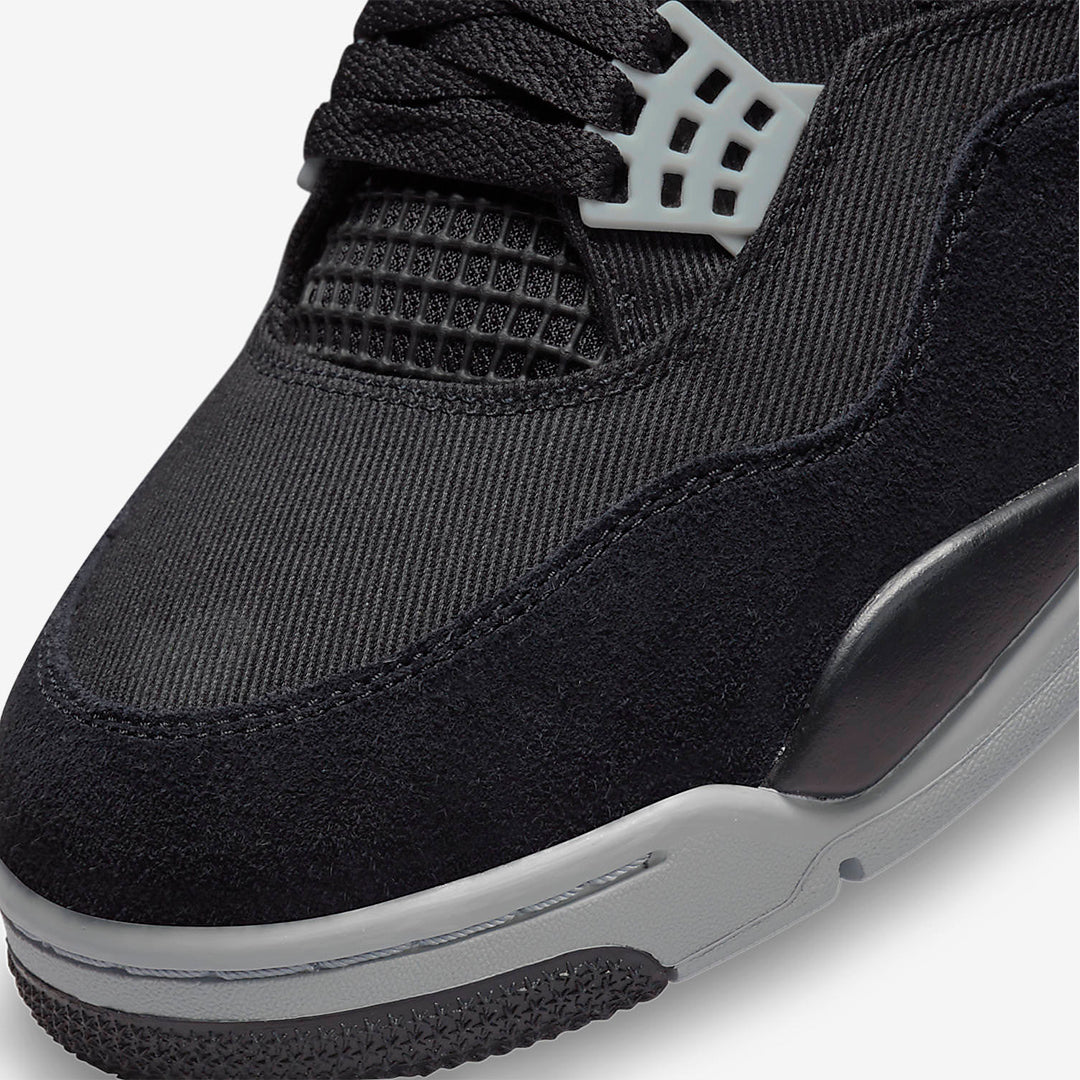 AIR JORDAN 4 'BLACK CANVAS'