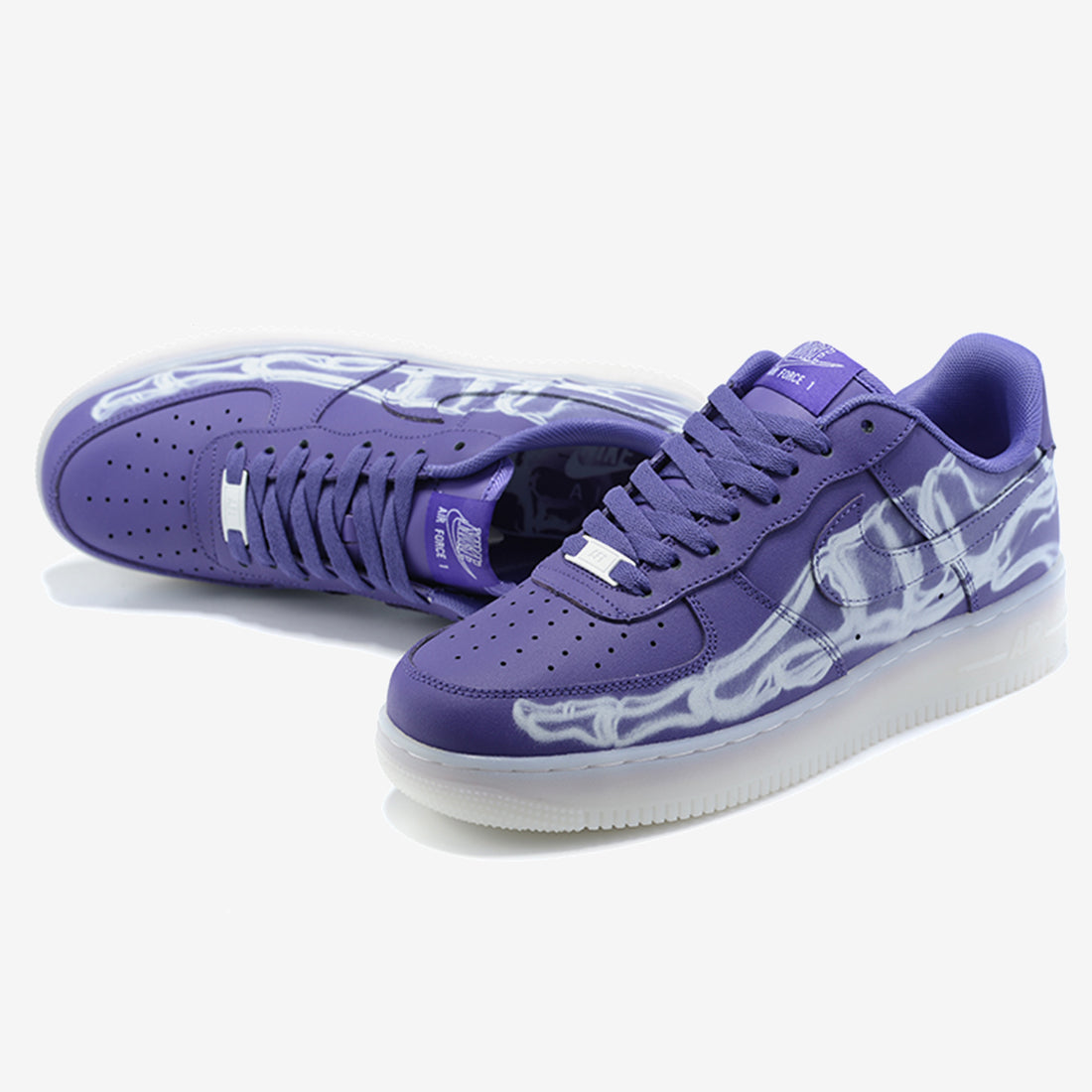 AIR FORCE 1 LOW 'SKELETON PURPLE'