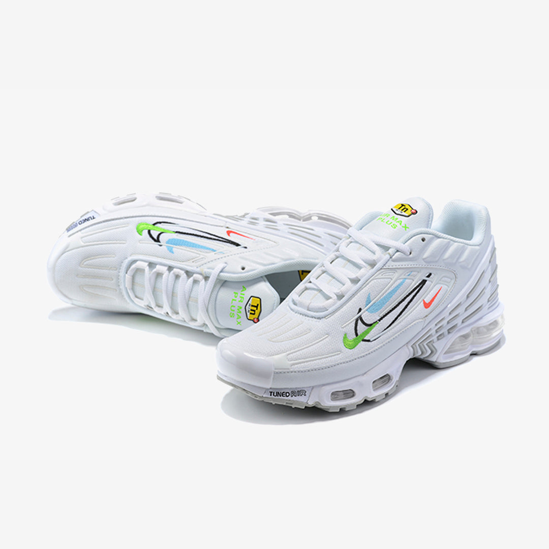 AIR MAX PLUS 3 'WHITE COLORFUL SWOOSHS'