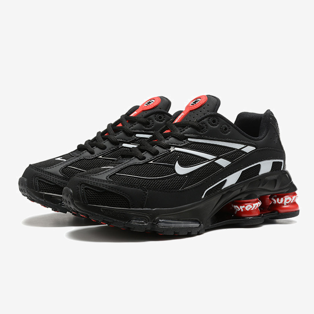 SHOX RIDE 2 X SUPREME 'BLACK RED'