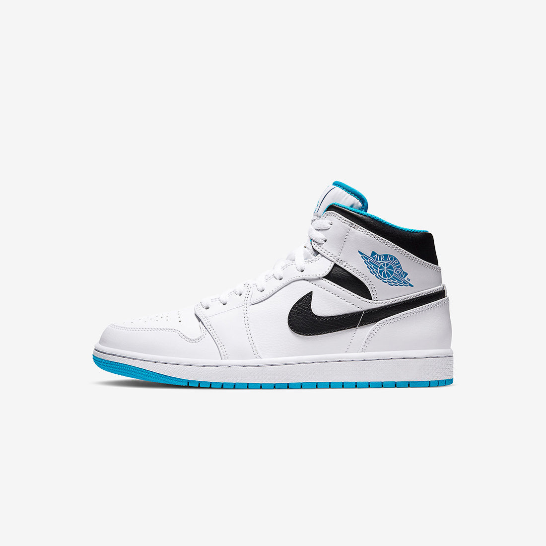 AIR JORDAN 1 MID 'LASER BLUE'