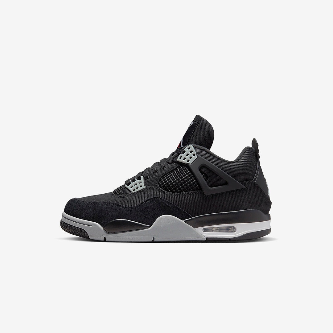 AIR JORDAN 4 'BLACK CANVAS'