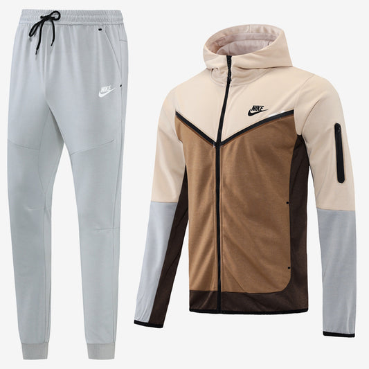 CONJUNTO NIKE TECH FLEECE 'GREY BROWN'