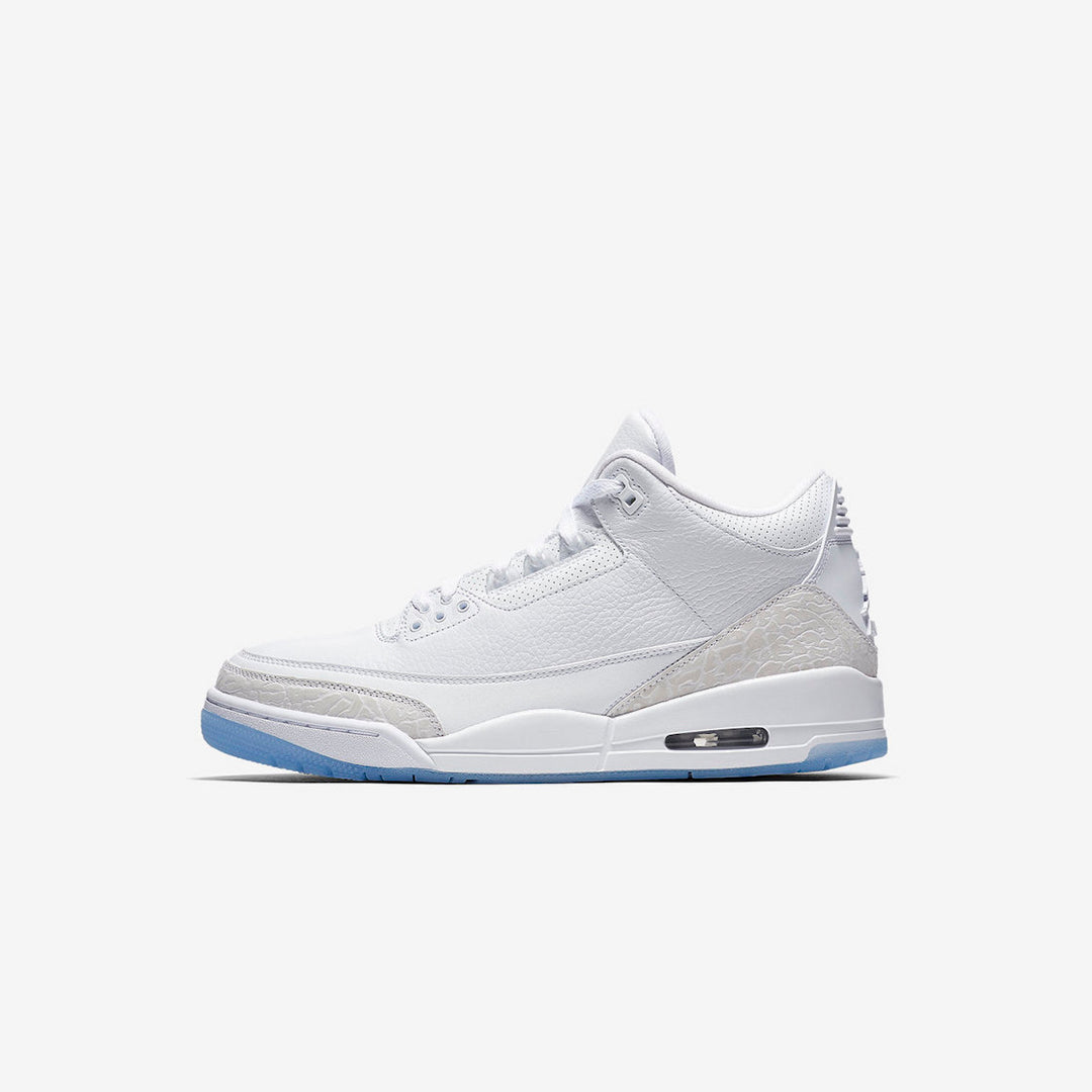 AIR JORDAN 3 'PURE WHITE'