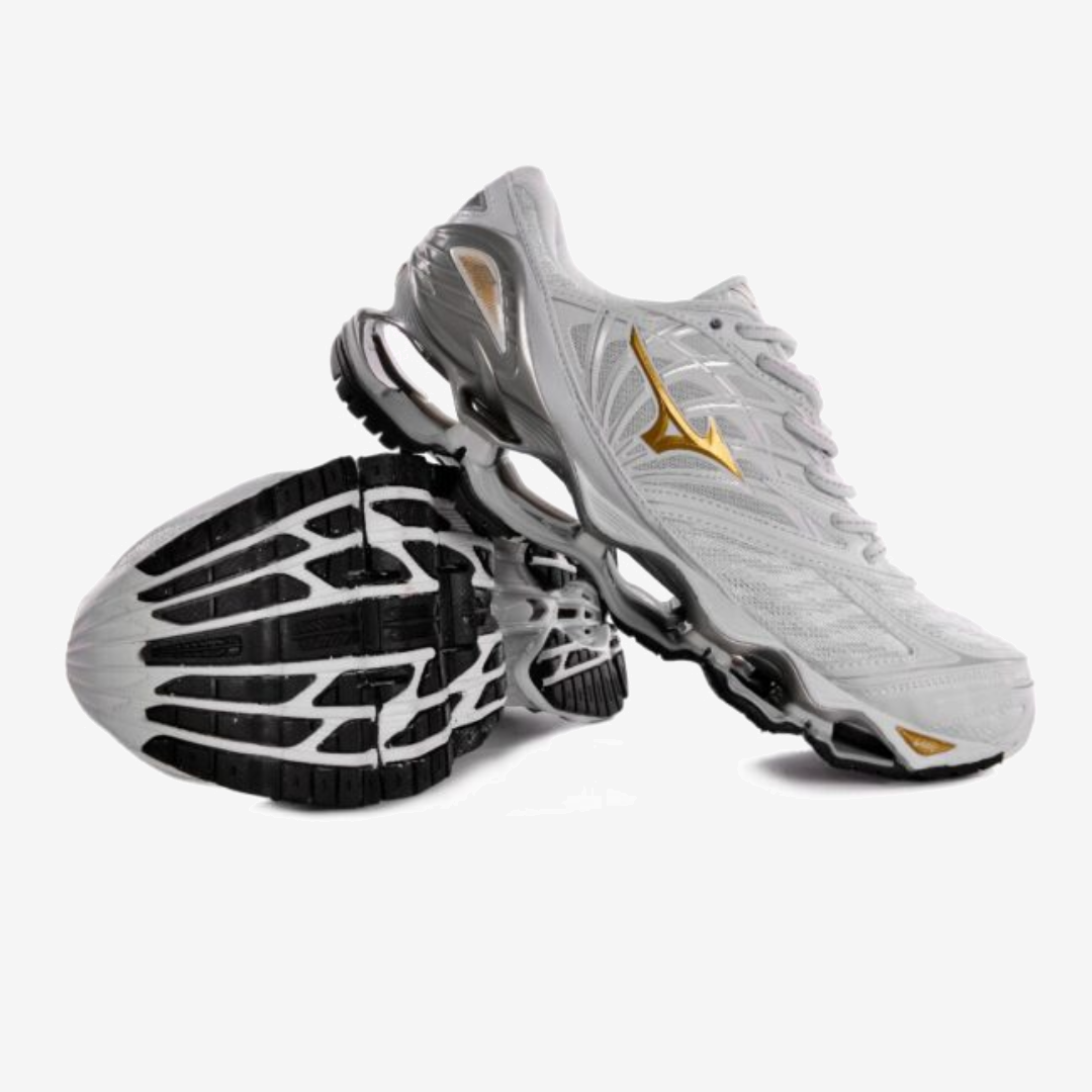 MIZUNO WAVE PRO 8 'GOLD WHITE'