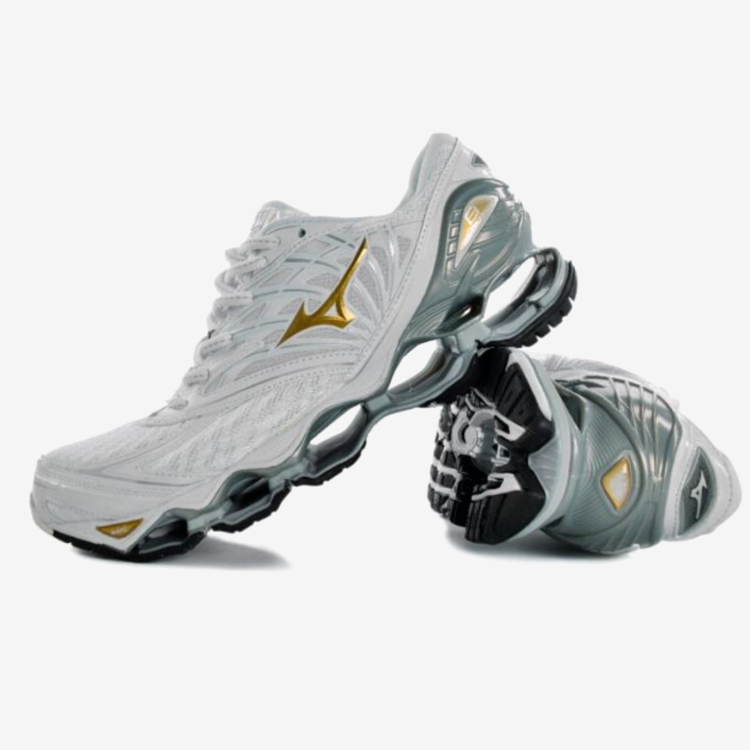 MIZUNO WAVE PRO 8 'GOLD WHITE'