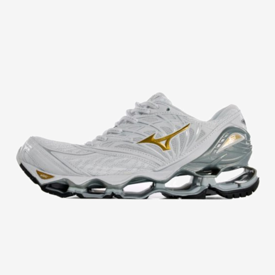 MIZUNO WAVE PRO 8 'GOLD WHITE'