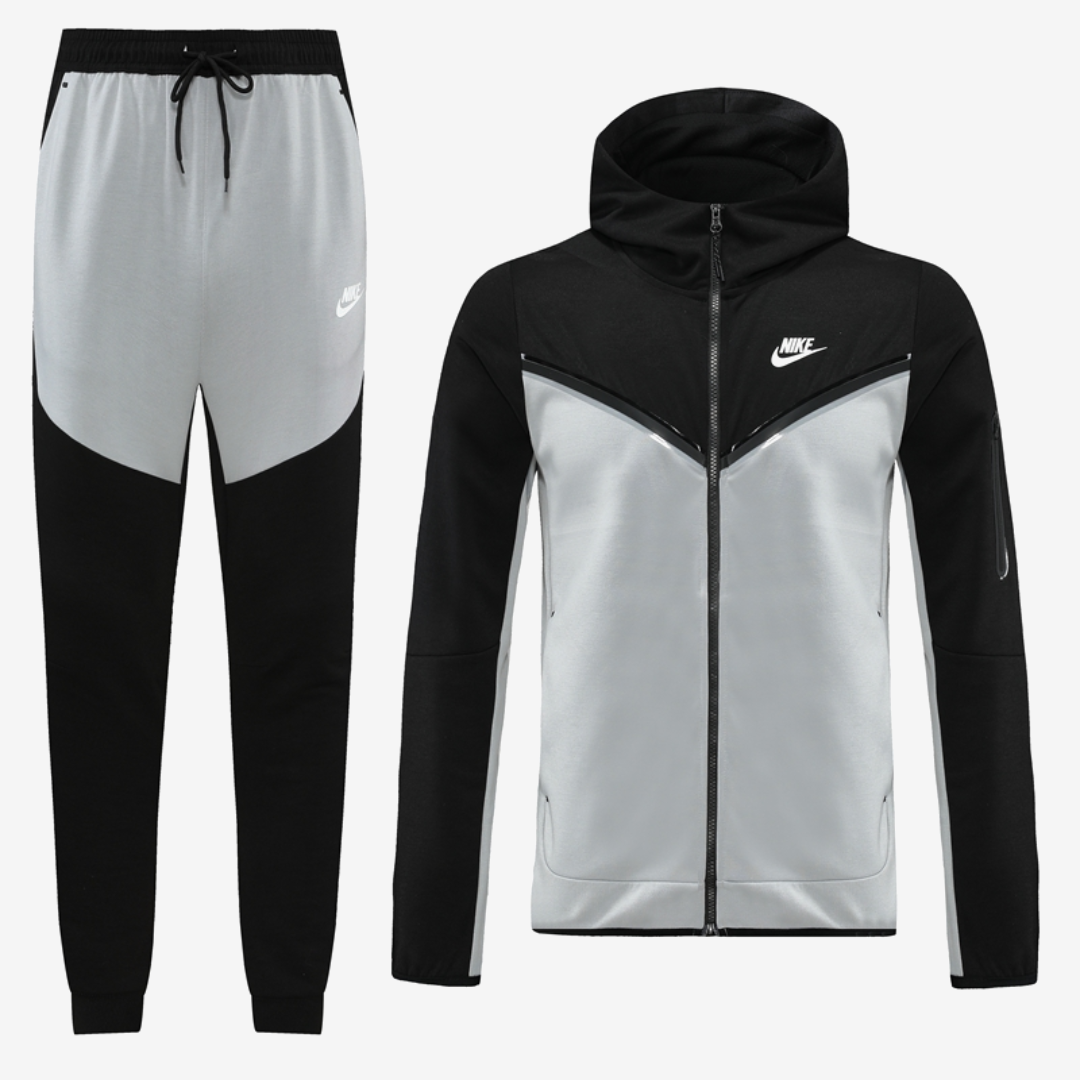 CONJUNTO NIKE TECH FLEECE 'BLACK SILVER'