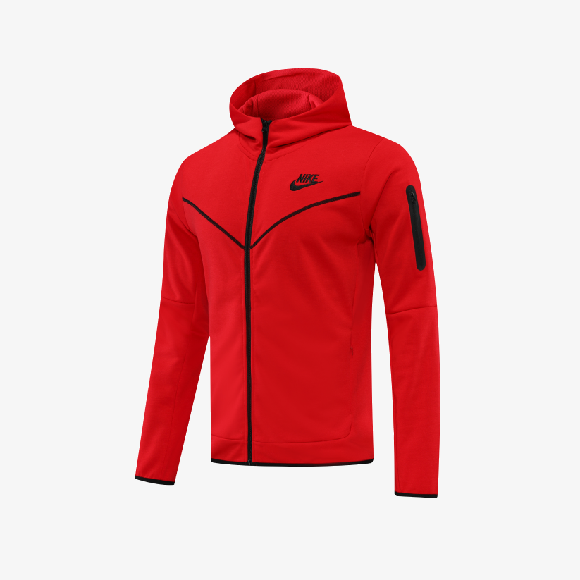 CONJUNTO NIKE TECH FLEECE 'RED BLACK'