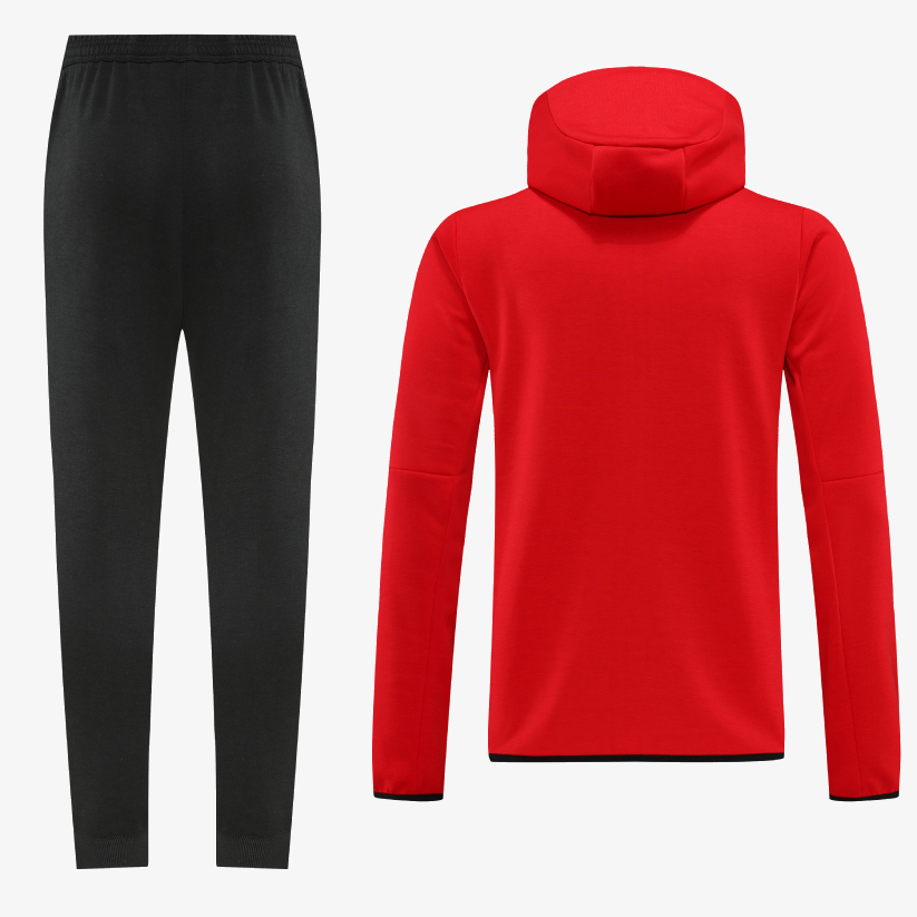 CONJUNTO NIKE TECH FLEECE 'RED BLACK'