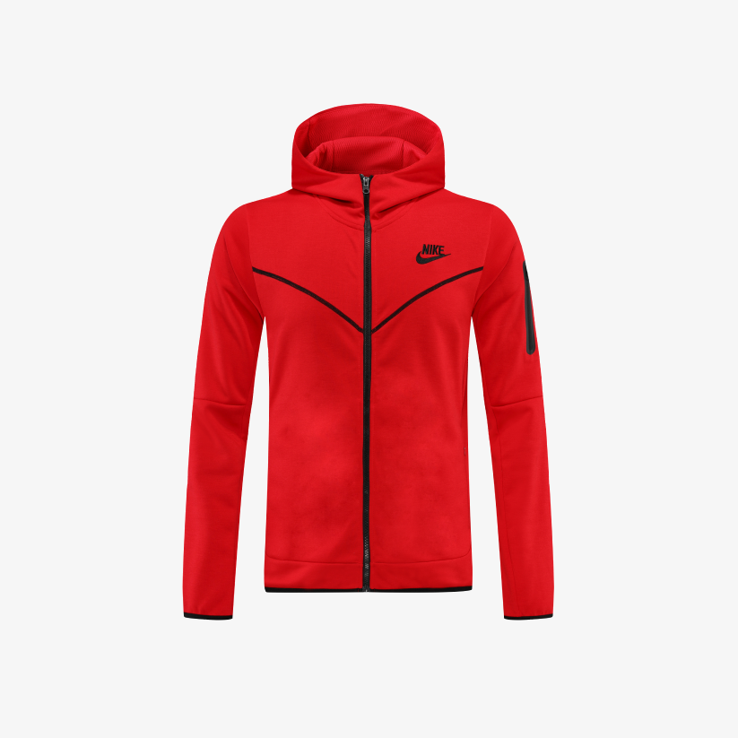 CONJUNTO NIKE TECH FLEECE 'RED BLACK'